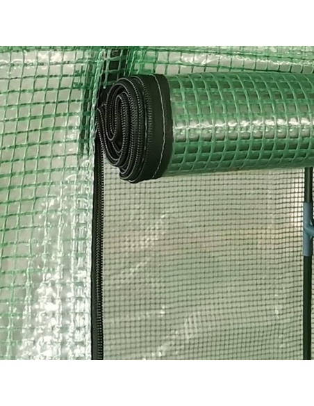 Оранжерия със стоманена рамка 0,5 м² 1x0,5x1,9 м