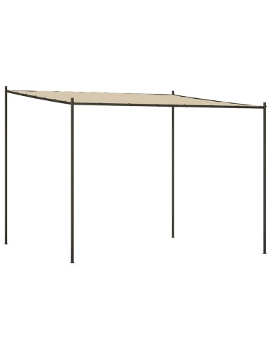 Шатра, бежова, 3x3 м, 180 г/м², плат и стомана
