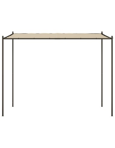 Шатра, бежова, 3x3 м, 180 г/м², плат и стомана