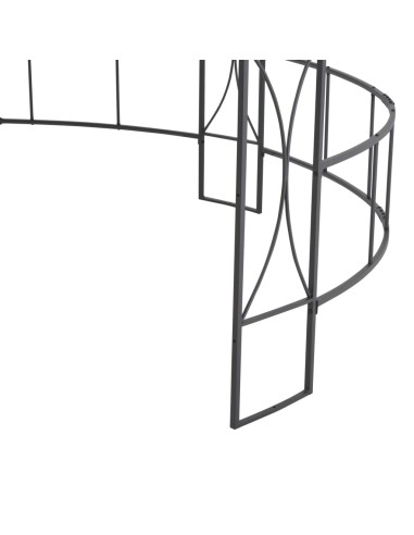 Шатра, 300x290 см, бяла, кръгла