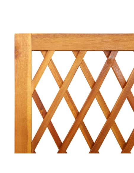 Кашпа с пергола и рафт, 100x32x185 cm, акация масив