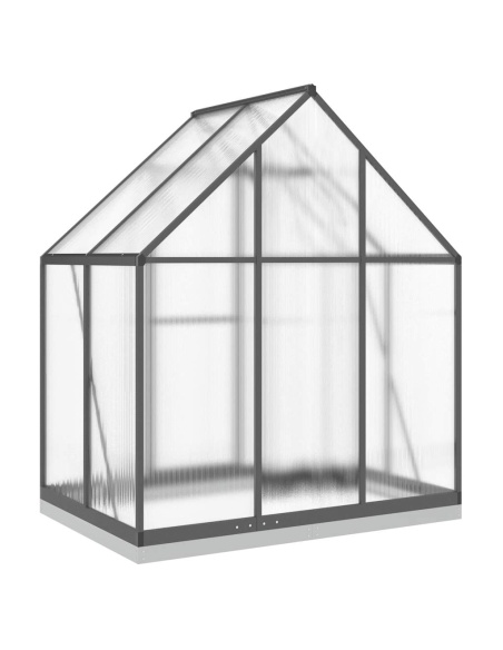 Оранжерия с основа рамка антрацит 169x114x202 см алуминий