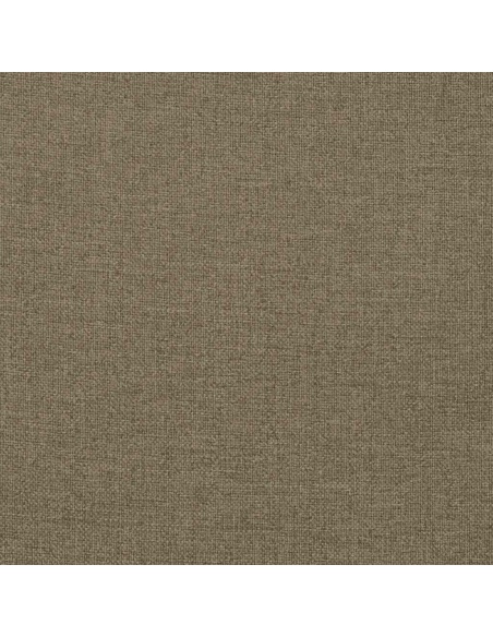 Шалте за шезлонг, меланж таупе, 186x58x4 см, плат