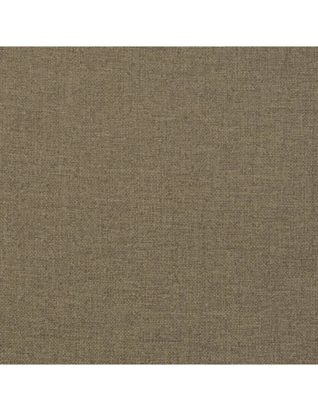 Шалте за шезлонг, меланж таупе, 200x60x4 см, плат