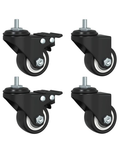 Кашпа с пергола и колелца, черно, масивна ела