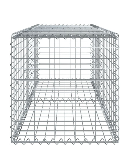 Габионна кошница с покритие, 200x50x50 см, поцинковано желязо
