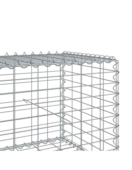 Габионна кошница с покритие, 700x50x50 см, поцинковано желязо