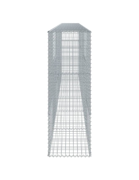 Габионна кошница с покритие, 600x50x150 см, поцинковано желязо