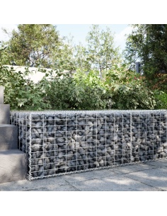 Габионна кошница с покритие, 100x100x50 см, поцинковано желязо