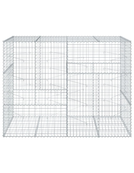 Габионна кошница с покритие, 200x100x150 см, поцинковано желязо