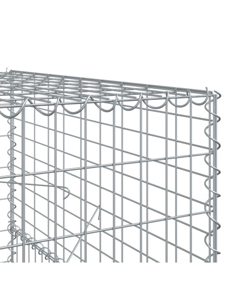 Габионна кошница с покритие, 200x100x150 см, поцинковано желязо