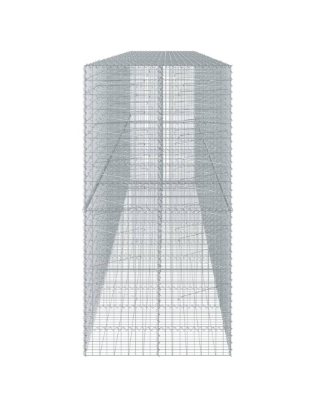Габионна кошница с покритие, 700x100x200 см, поцинковано желязо