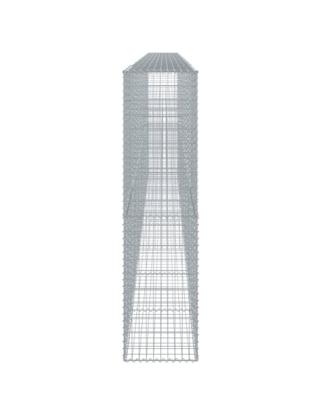 Габионна кошница с покритие, 800x50x200 см, поцинковано желязо