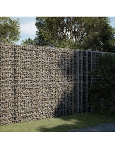 Габионна кошница с покритие, 200x50x200 см, поцинковано желязо