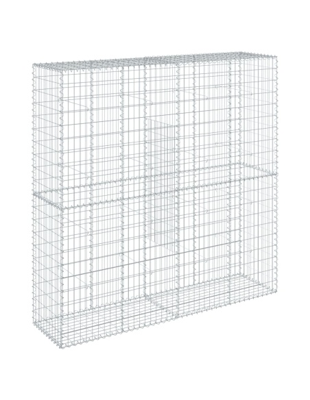 Габионна кошница с покритие, 200x50x200 см, поцинковано желязо