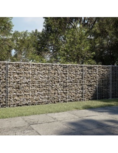 Габионна кошница с покритие, 300x50x100 см, поцинковано желязо
