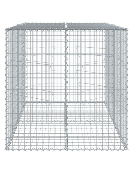 Габионна кошница с покритие, 200x100x100 см, поцинковано желязо