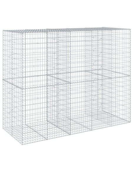 Габионна кошница с покритие, 250x100x200 см, поцинковано желязо