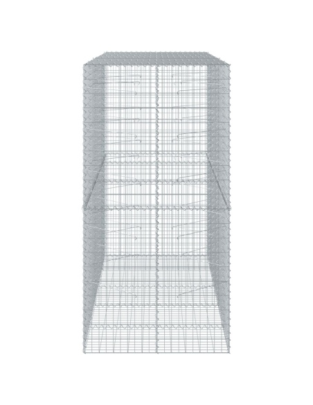 Габионна кошница с покритие, 250x100x200 см, поцинковано желязо