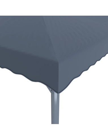 Шатра с LED светещи стрингове, 300x300 см, антрацит, алуминий