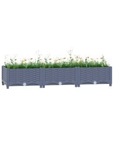 Повдигната леха, 120x40x23 см, полипропилен