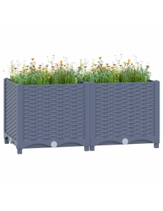 Повдигната леха, 80x40x38 см, полипропилен