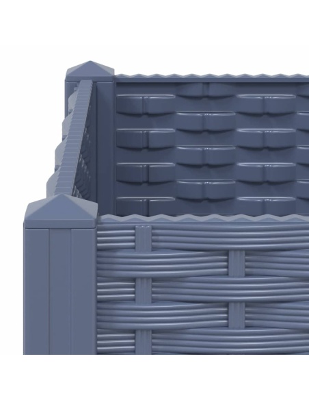 Повдигната леха, 80x40x38 см, полипропилен