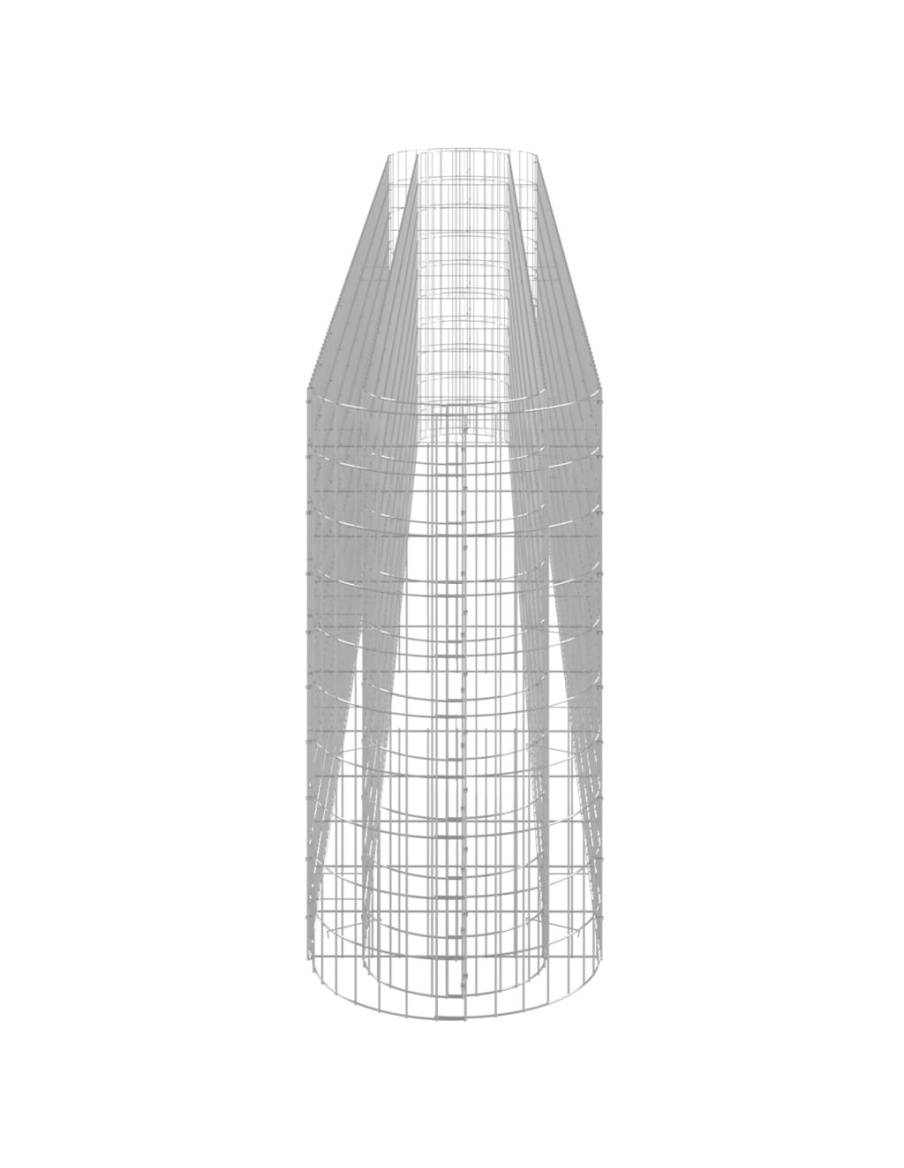 Габион повдигната леха, поцинковано желязо, 470x50x100 cм