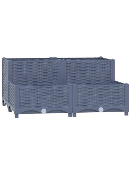Повдигната леха, 80x80x38 см, полипропилен