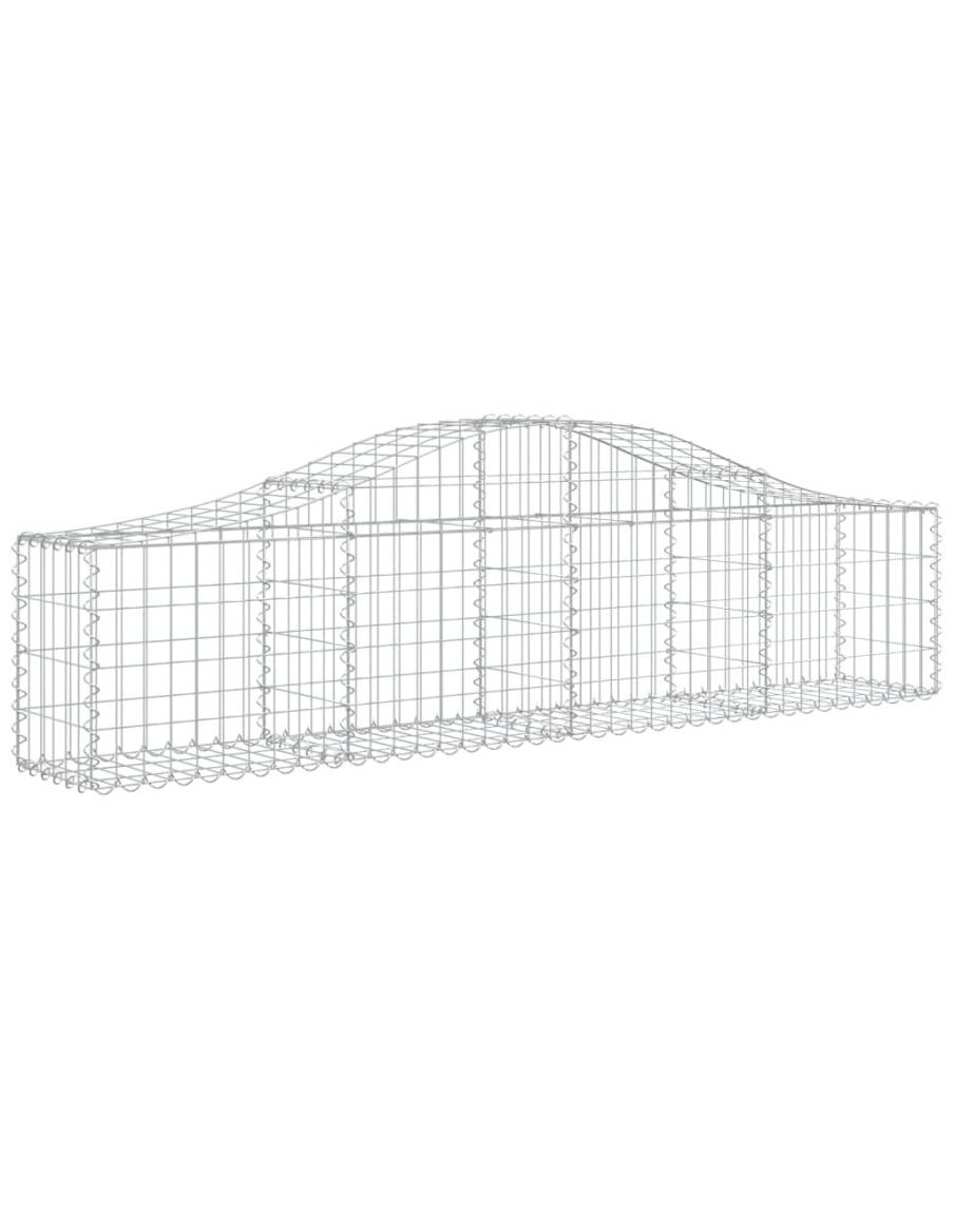 Дъговидна габионна кошница 200x30x40/60 см поцинковано желязо
