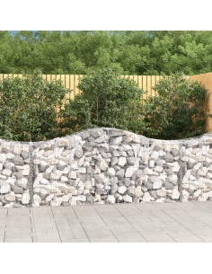 Дъговидна габионна кошница 200x50x80/100 см поцинковано желязо