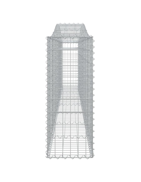 Дъговидна габионна кошница 400x30x80/100 см поцинковано желязо