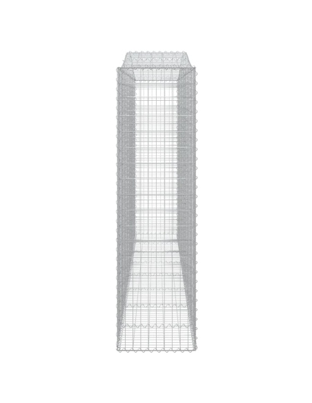 Дъговидна габионна кошница 400x50x180/200 см поцинковано желязо