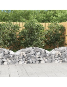 Дъговидна габионна кошница 150x50x40/60 см поцинковано желязо