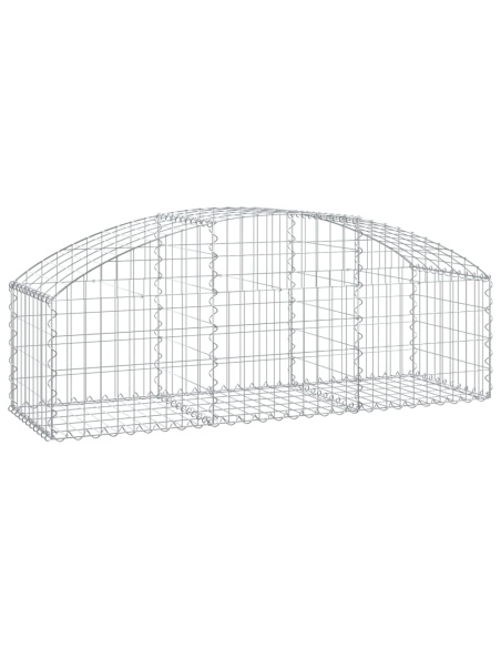 Дъговидна габионна кошница 150x50x40/60 см поцинковано желязо
