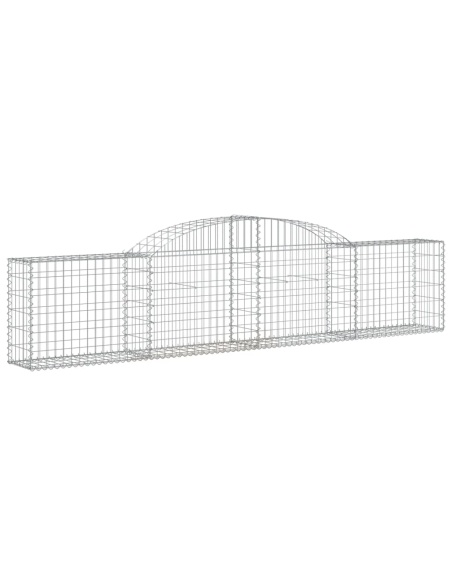 Дъговидна габионна кошница 300x30x60/80 см поцинковано желязо