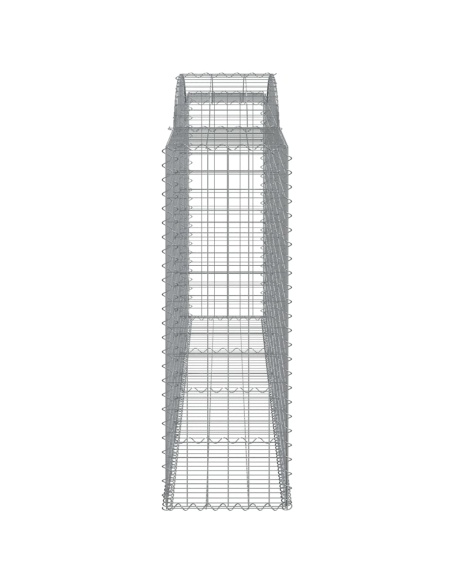 Дъговидна габионна кошница 300x50x140/160 см поцинковано желязо