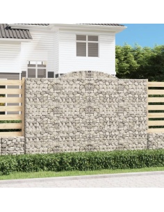 Дъговидна габионна кошница 300x50x200/220 см поцинковано желязо