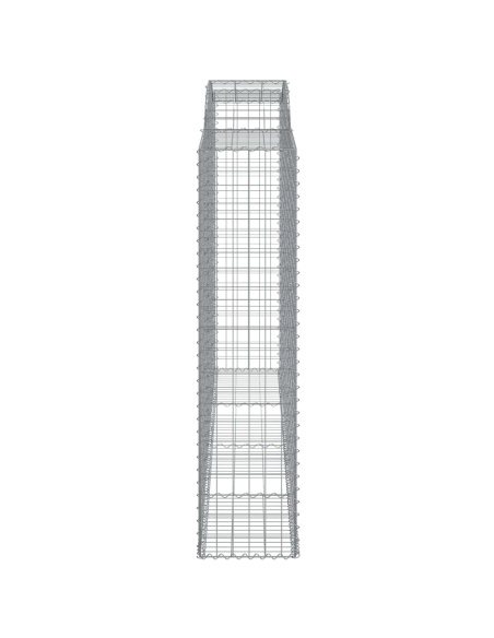 Дъговидна габионна кошница 300x50x200/220 см поцинковано желязо
