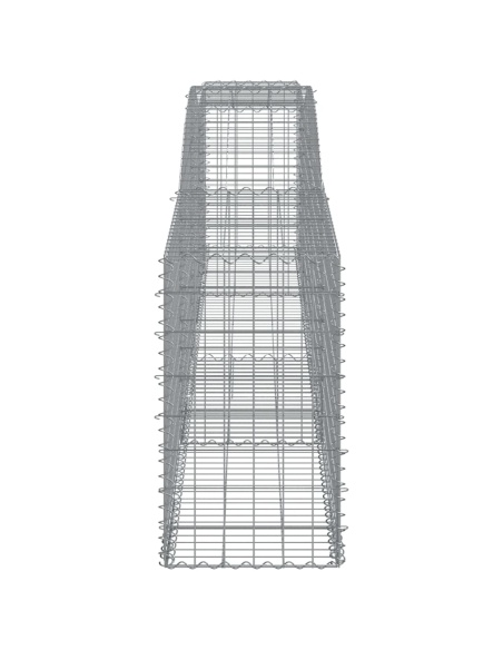 Дъговидна габионна кошница 400x50x80/100 см поцинковано желязо