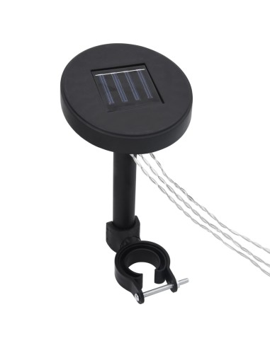 Шатра с двоен покрив и LED светещи стрингове, 3x3x2,7 м, таупе