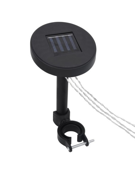 Шатра с двоен покрив и LED светещи стрингове, 3x3x2,7 м, таупе
