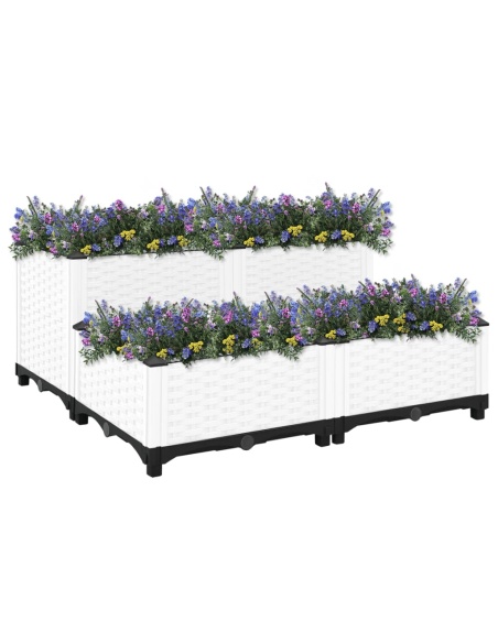 Повдигната леха, 80x80x38 см, полипропилен