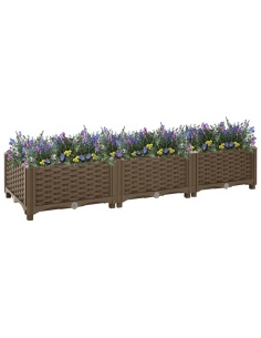 Повдигната леха, 120x40x23 см, полипропилен
