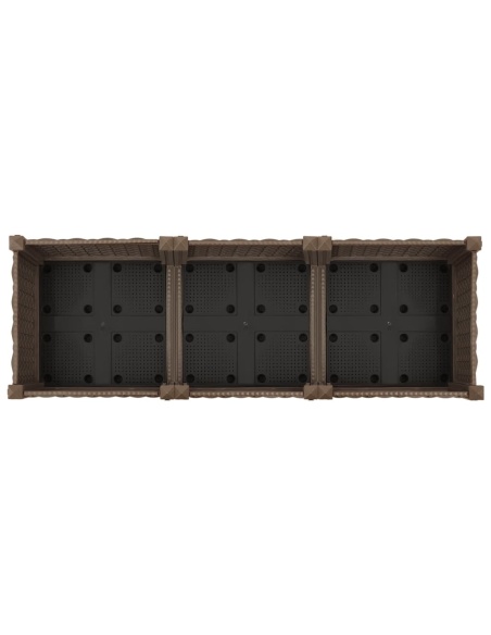Повдигната леха, 120x40x23 см, полипропилен