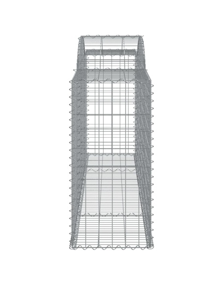 Дъговидна габионна кошница 300x50x100/120 см поцинковано желязо