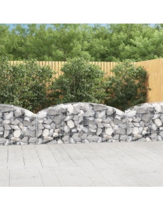 Дъговидна габионна кошница 200x50x60/80 см поцинковано желязо