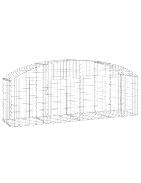 Дъговидна габионна кошница 200x50x60/80 см поцинковано желязо