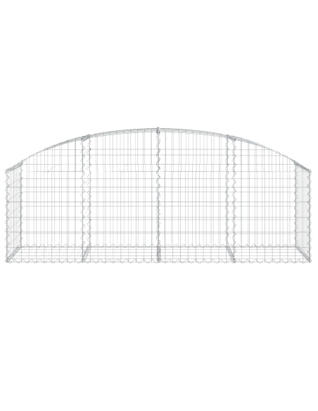 Дъговидна габионна кошница 200x50x60/80 см поцинковано желязо