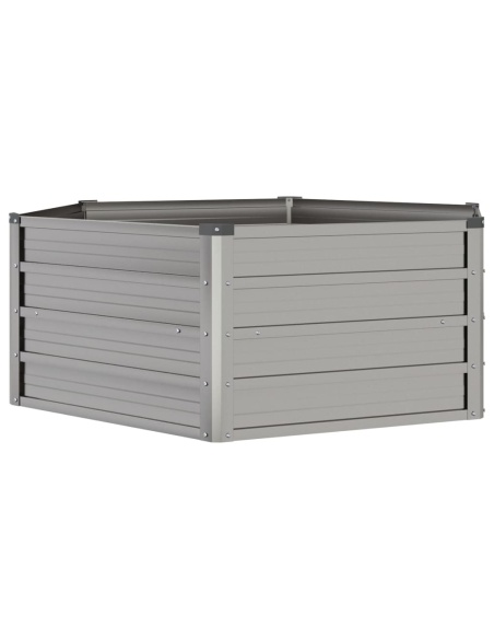 Градинска повдигната леха ръждив 129x129x45см кортенова стомана